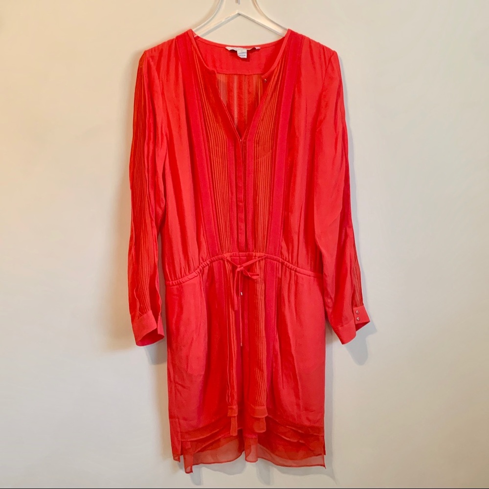 Diane Von Furstenberg | Coral Rayon Dress